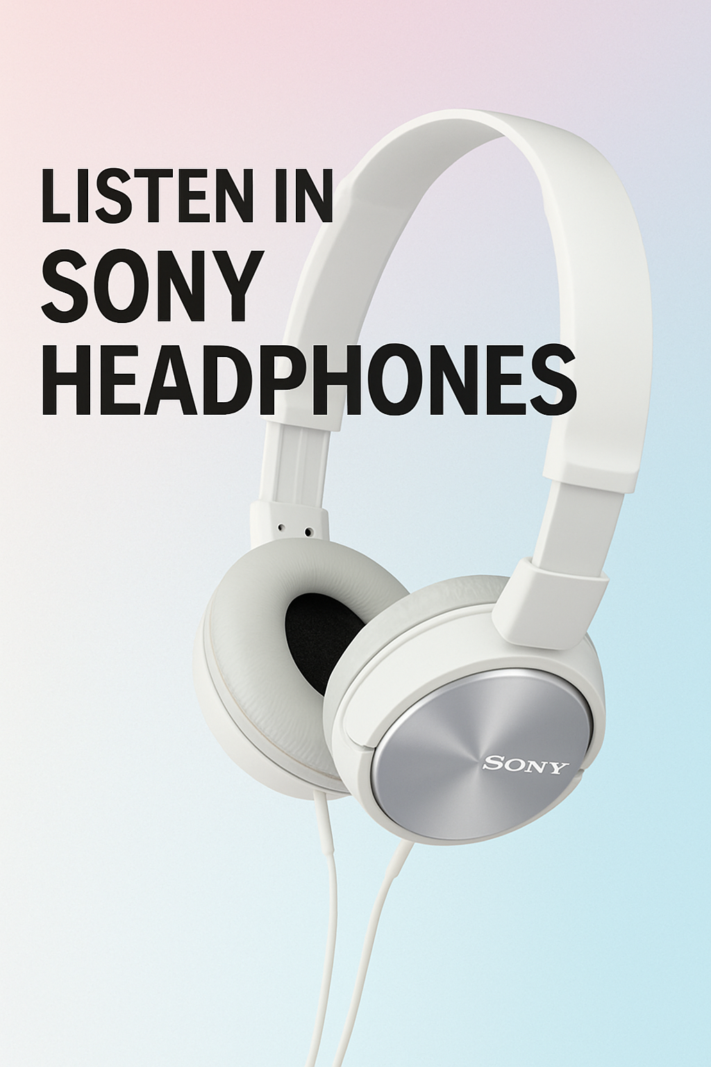 Headphones with Headband Sony MDRZX310APW.CE7 White